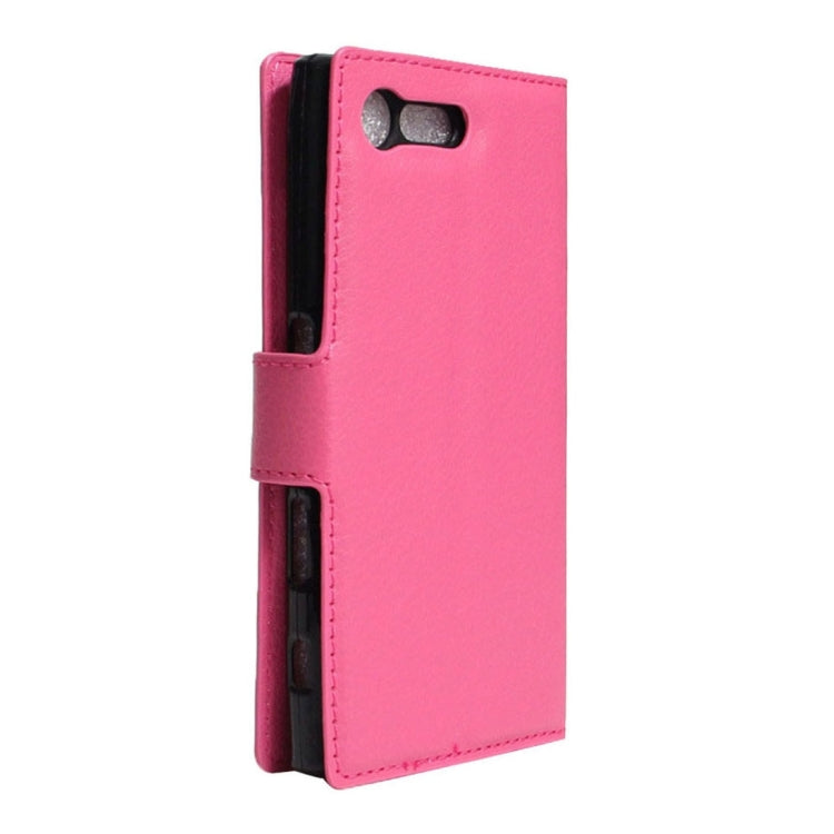 For Sony Xperia X Compact Texture Horizontal Flip Leather Case with Holder & Card Slots & Wallet