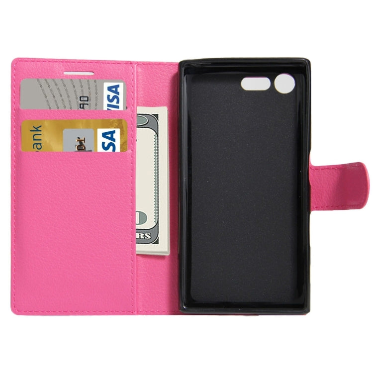 For Sony Xperia X Compact Texture Horizontal Flip Leather Case with Holder & Card Slots & Wallet