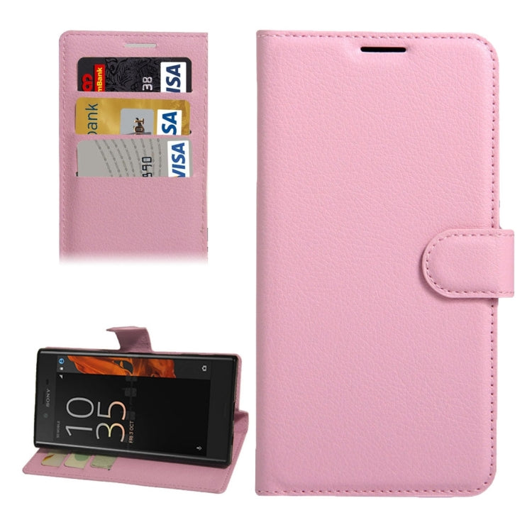 For Sony Xperia XZ Texture Horizontal Flip Leather Case with Holder & Card Slots & Wallet