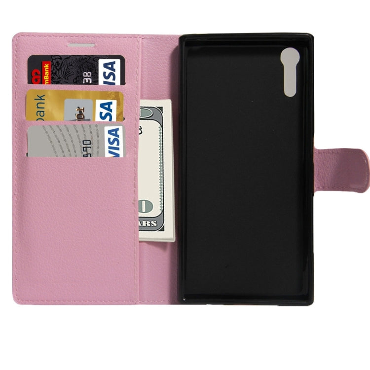 For Sony Xperia XZ Texture Horizontal Flip Leather Case with Holder & Card Slots & Wallet