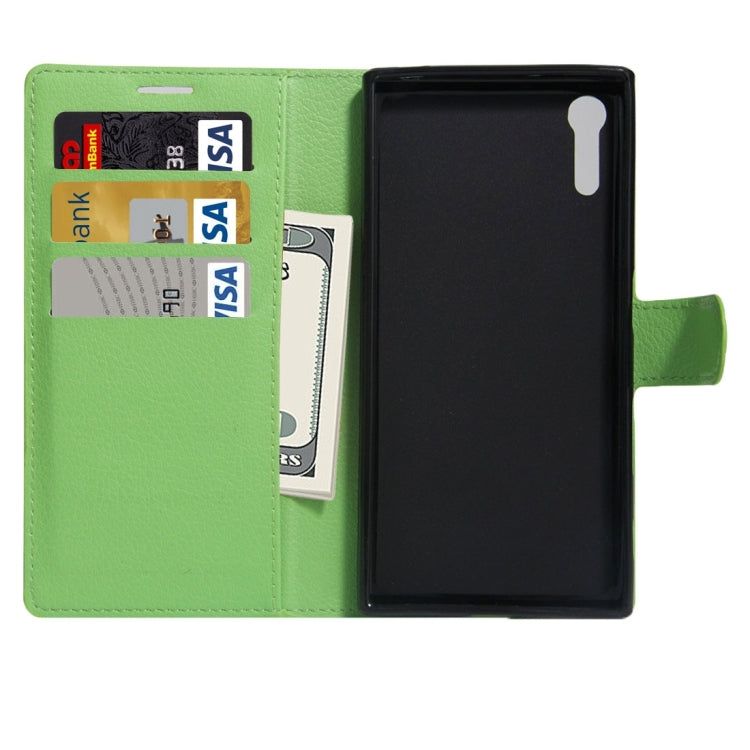 For Sony Xperia XZ Texture Horizontal Flip Leather Case with Holder & Card Slots & Wallet