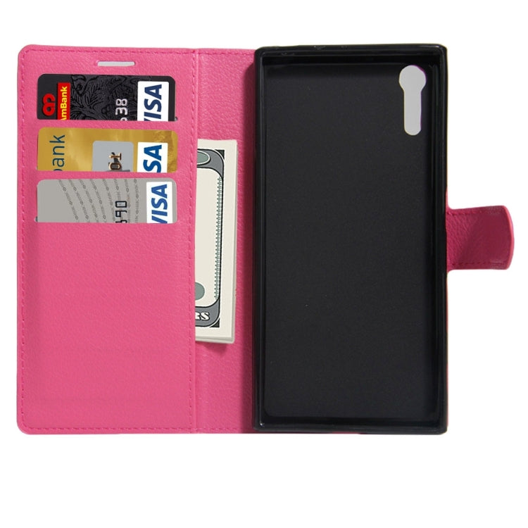For Sony Xperia XZ Texture Horizontal Flip Leather Case with Holder & Card Slots & Wallet