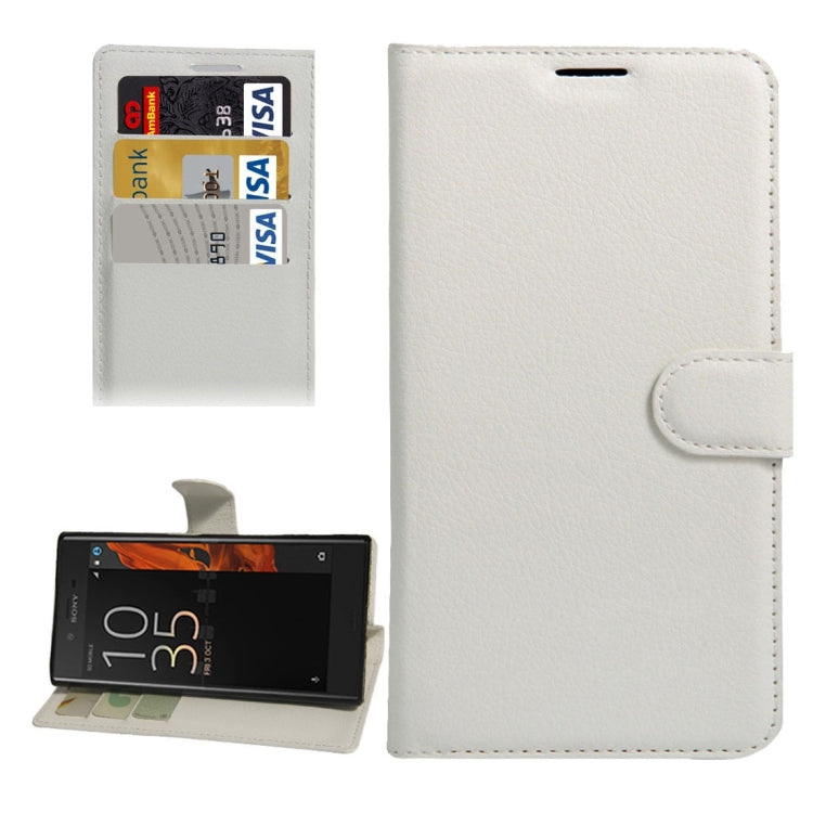 For Sony Xperia XZ Texture Horizontal Flip Leather Case with Holder & Card Slots & Wallet