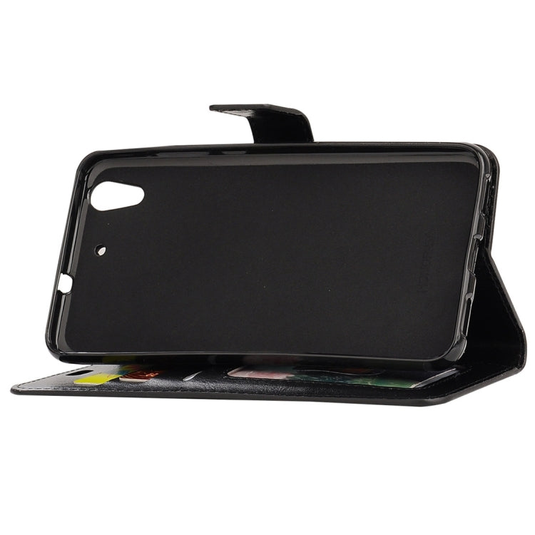 For Huawei Y6 II Crazy Horse Texture Horizontal Flip PU Leather Protective Case with Holder & Card Slots & Wallet