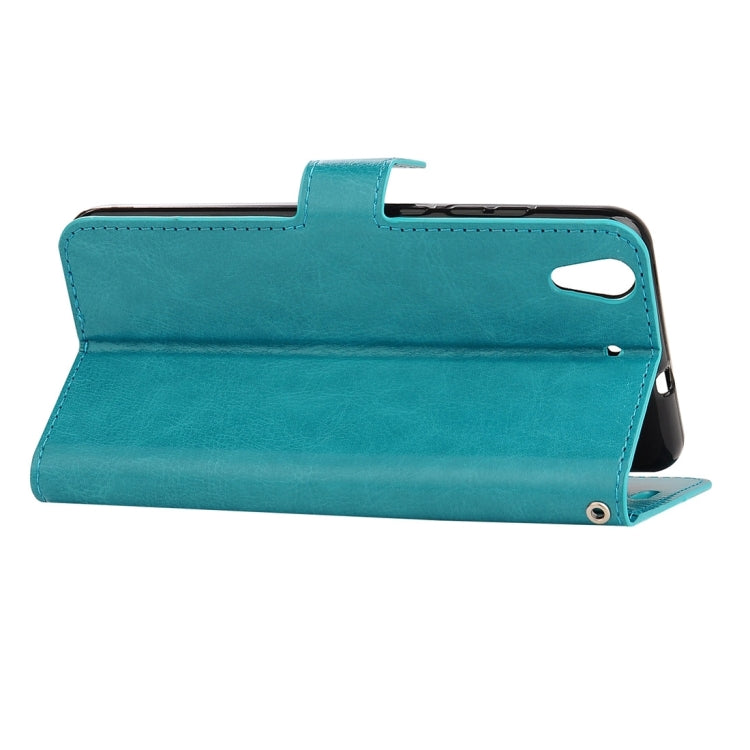 For Huawei Y6 II Crazy Horse Texture Horizontal Flip PU Leather Protective Case with Holder & Card Slots & Wallet