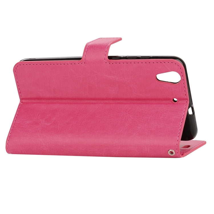 For Huawei Y6 II Crazy Horse Texture Horizontal Flip PU Leather Protective Case with Holder & Card Slots & Wallet