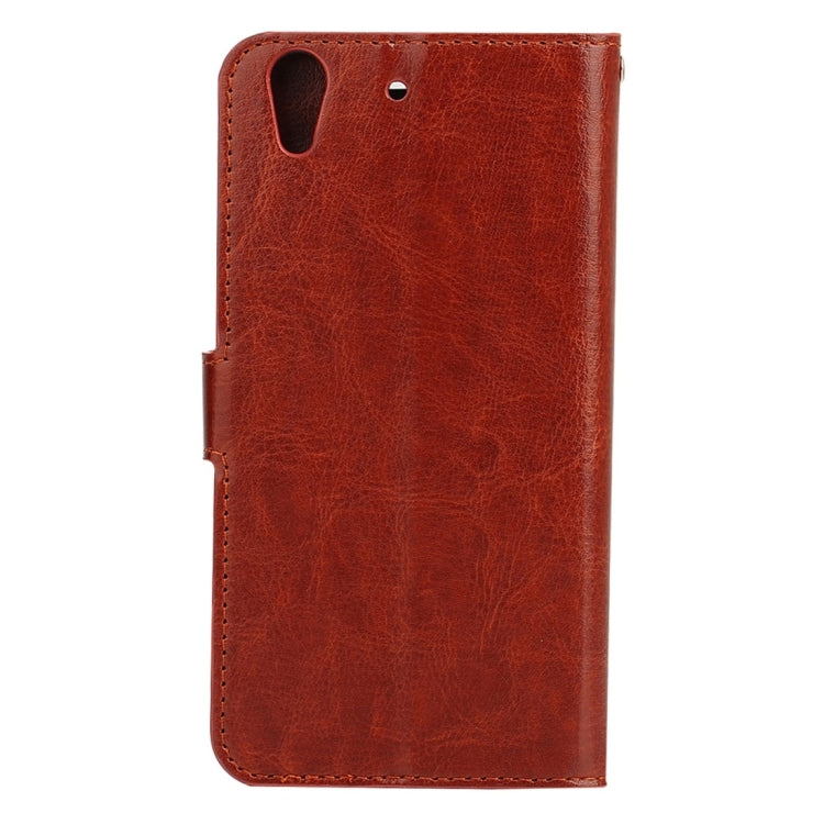 For Huawei Y6 II Crazy Horse Texture Horizontal Flip PU Leather Protective Case with Holder & Card Slots & Wallet