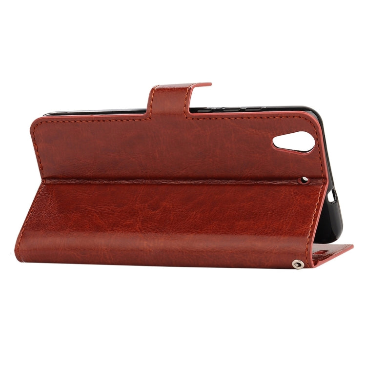 For Huawei Y6 II Crazy Horse Texture Horizontal Flip PU Leather Protective Case with Holder & Card Slots & Wallet