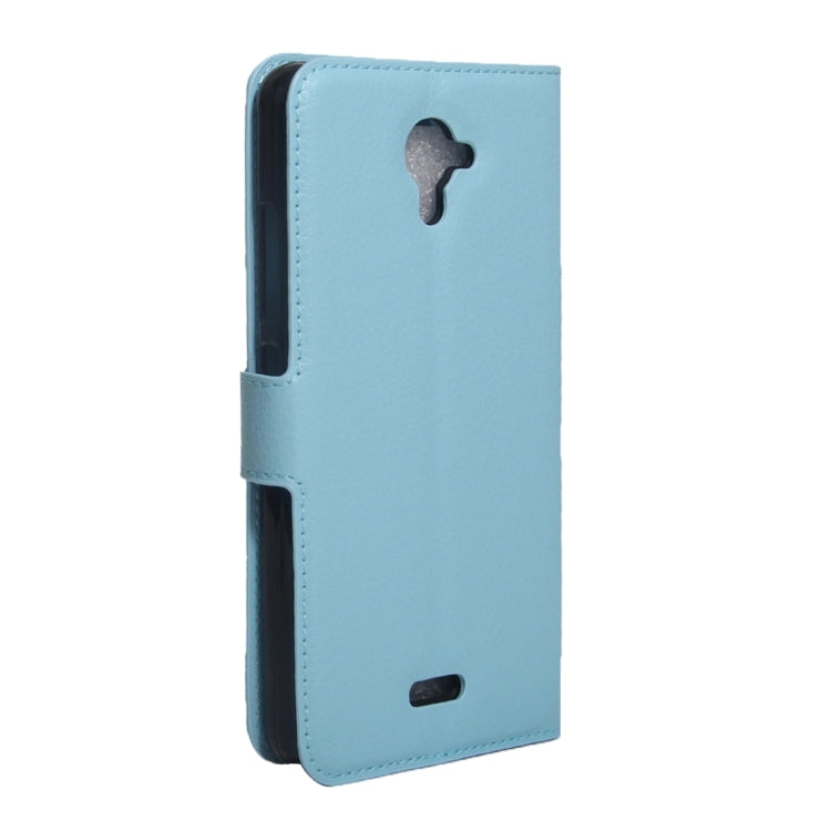 For Wiko UFeel Fab Litchi Texture Horizontal Flip PU Leather Case with Holder & Card Slots & Wallet