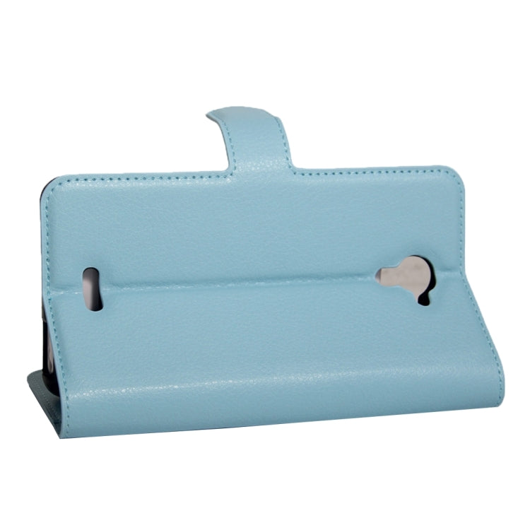 For Wiko UFeel Fab Litchi Texture Horizontal Flip PU Leather Case with Holder & Card Slots & Wallet