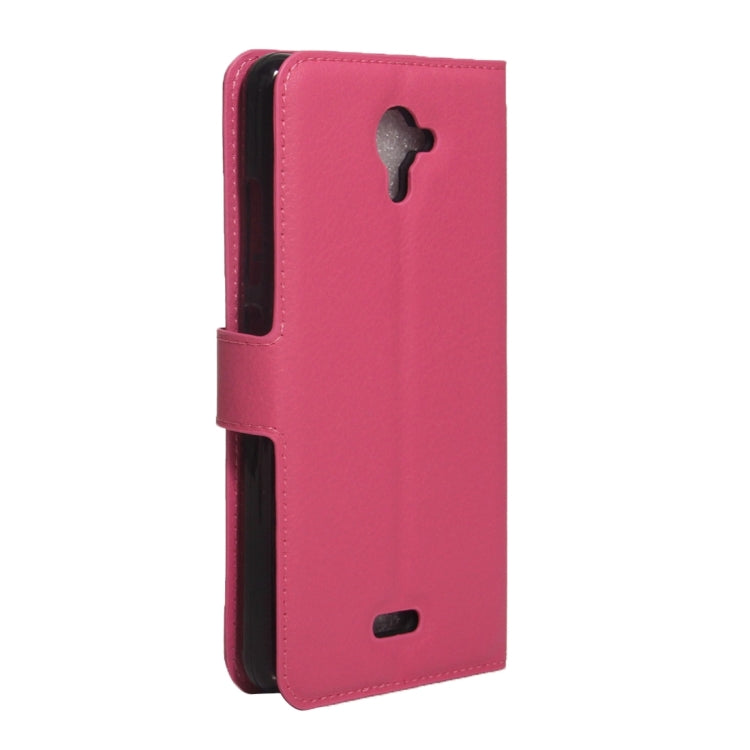 For Wiko UFeel Fab Litchi Texture Horizontal Flip PU Leather Case with Holder & Card Slots & Wallet