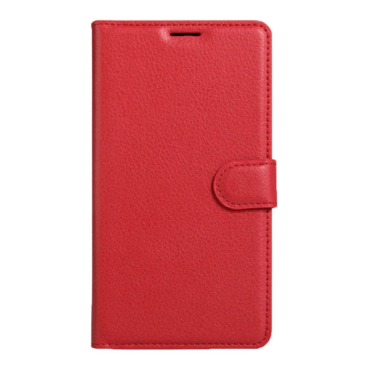 For Wiko UFeel Fab Litchi Texture Horizontal Flip PU Leather Case with Holder & Card Slots & Wallet