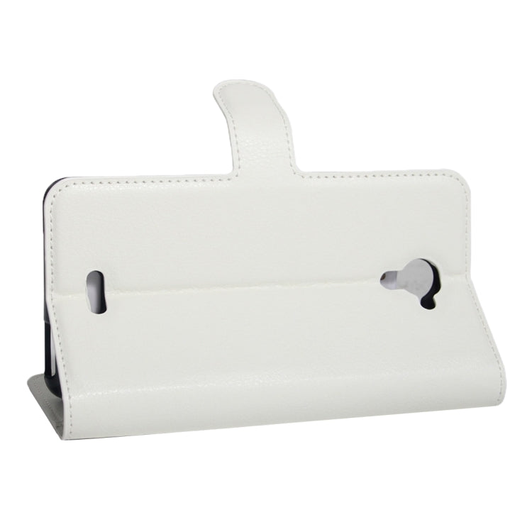 For Wiko UFeel Fab Litchi Texture Horizontal Flip PU Leather Case with Holder & Card Slots & Wallet