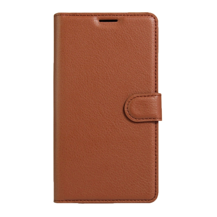 For Wiko UFeel Fab Litchi Texture Horizontal Flip PU Leather Case with Holder & Card Slots & Wallet