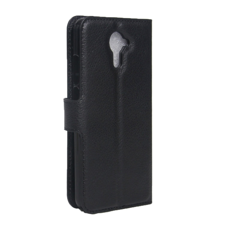 For Wiko UFeel Prime Litchi Texture Horizontal Flip PU Leather Case with Holder & Card Slots & Wallet