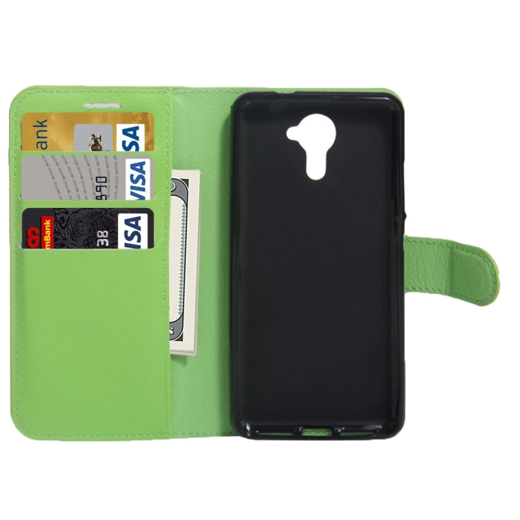 For Wiko UFeel Prime Litchi Texture Horizontal Flip PU Leather Case with Holder & Card Slots & Wallet