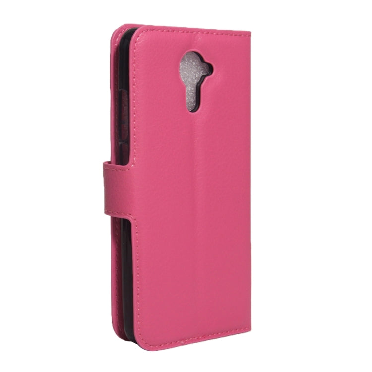 For Wiko UFeel Prime Litchi Texture Horizontal Flip PU Leather Case with Holder & Card Slots & Wallet