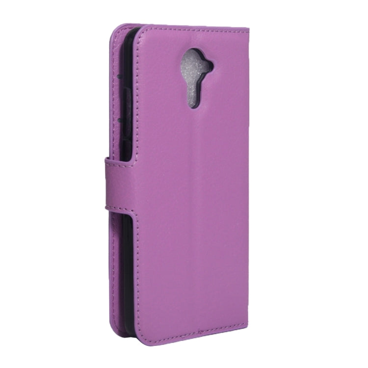 For Wiko UFeel Prime Litchi Texture Horizontal Flip PU Leather Case with Holder & Card Slots & Wallet