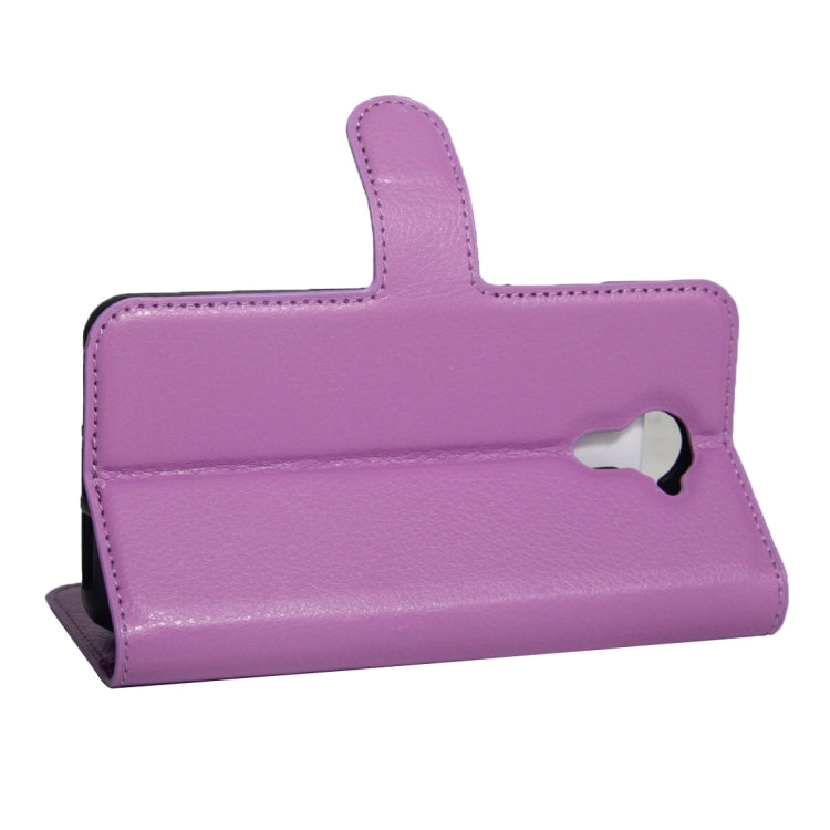 For Wiko UFeel Prime Litchi Texture Horizontal Flip PU Leather Case with Holder & Card Slots & Wallet