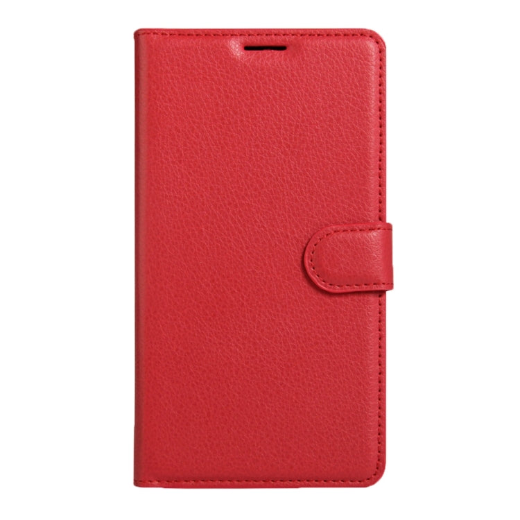 For Wiko UFeel Prime Litchi Texture Horizontal Flip PU Leather Case with Holder & Card Slots & Wallet