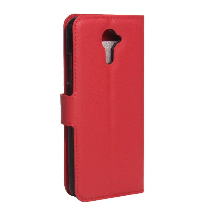 For Wiko UFeel Prime Litchi Texture Horizontal Flip PU Leather Case with Holder & Card Slots & Wallet