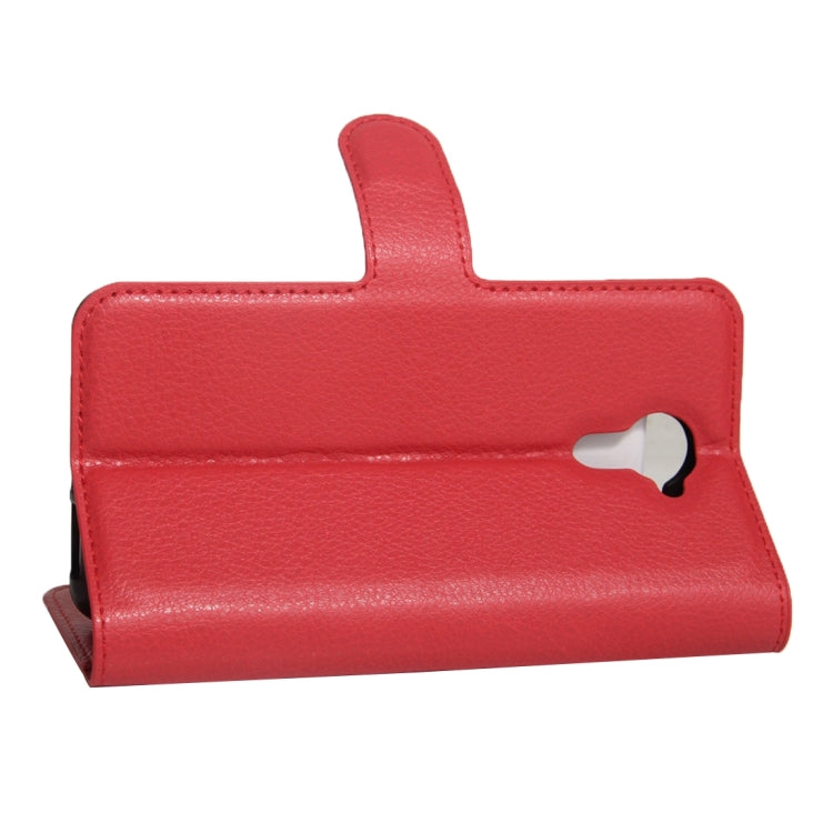 For Wiko UFeel Prime Litchi Texture Horizontal Flip PU Leather Case with Holder & Card Slots & Wallet