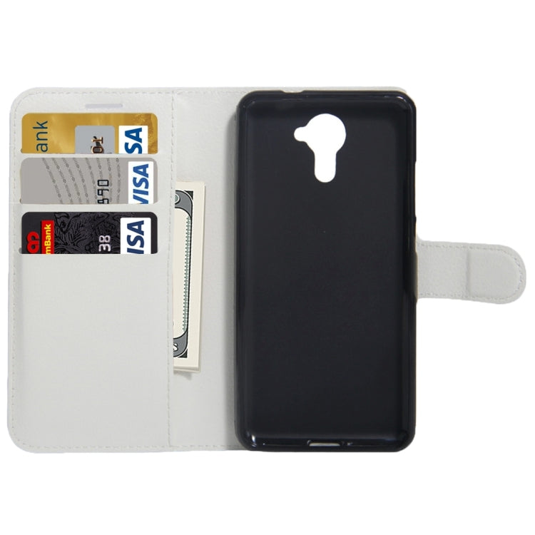 For Wiko UFeel Prime Litchi Texture Horizontal Flip PU Leather Case with Holder & Card Slots & Wallet