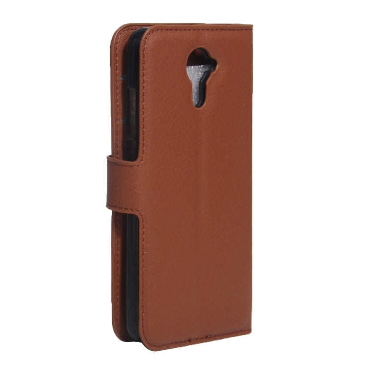 For Wiko UFeel Prime Litchi Texture Horizontal Flip PU Leather Case with Holder & Card Slots & Wallet