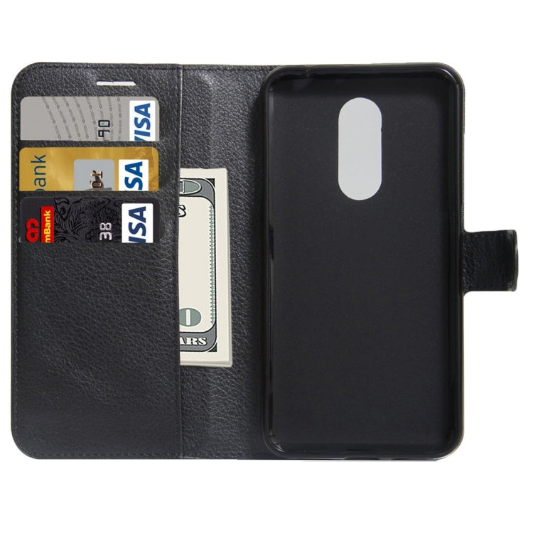 For ZTE A910 Litchi Texture Horizontal Flip PU Leather Case with Holder & Card Slots & Wallet