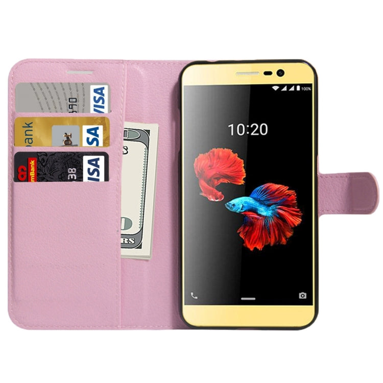 For ZTE A910 Litchi Texture Horizontal Flip PU Leather Case with Holder & Card Slots & Wallet