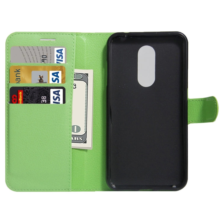 For ZTE A910 Litchi Texture Horizontal Flip PU Leather Case with Holder & Card Slots & Wallet