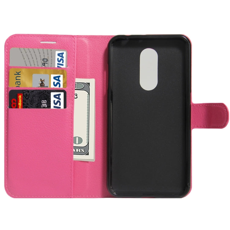 For ZTE A910 Litchi Texture Horizontal Flip PU Leather Case with Holder & Card Slots & Wallet