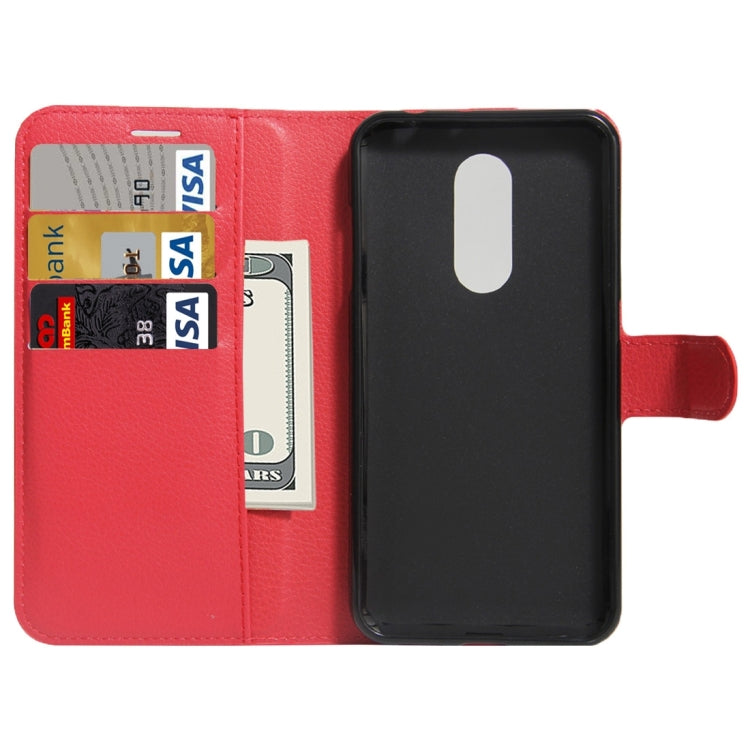 For ZTE A910 Litchi Texture Horizontal Flip PU Leather Case with Holder & Card Slots & Wallet