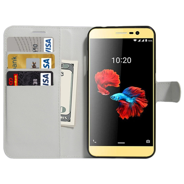 For ZTE A910 Litchi Texture Horizontal Flip PU Leather Case with Holder & Card Slots & Wallet