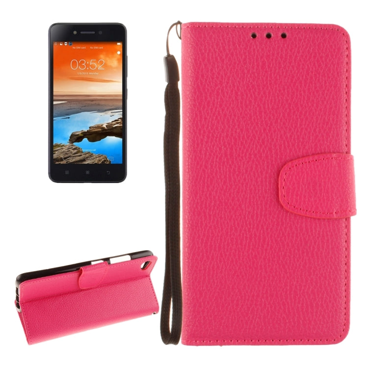 For Lenovo S90 Litchi Texture Horizontal Flip PU Leather Case