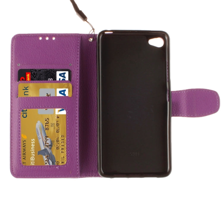 For Lenovo S90 Litchi Texture Horizontal Flip PU Leather Case