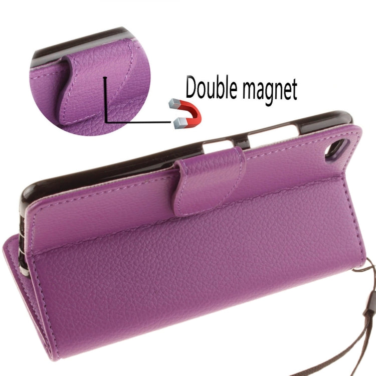 For Lenovo S90 Litchi Texture Horizontal Flip PU Leather Case