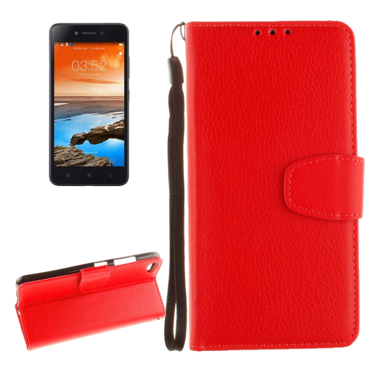 For Lenovo S90 Litchi Texture Horizontal Flip PU Leather Case