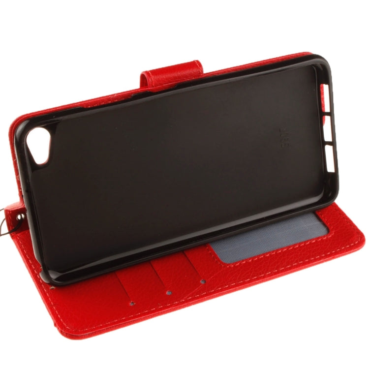 For Lenovo S90 Litchi Texture Horizontal Flip PU Leather Case