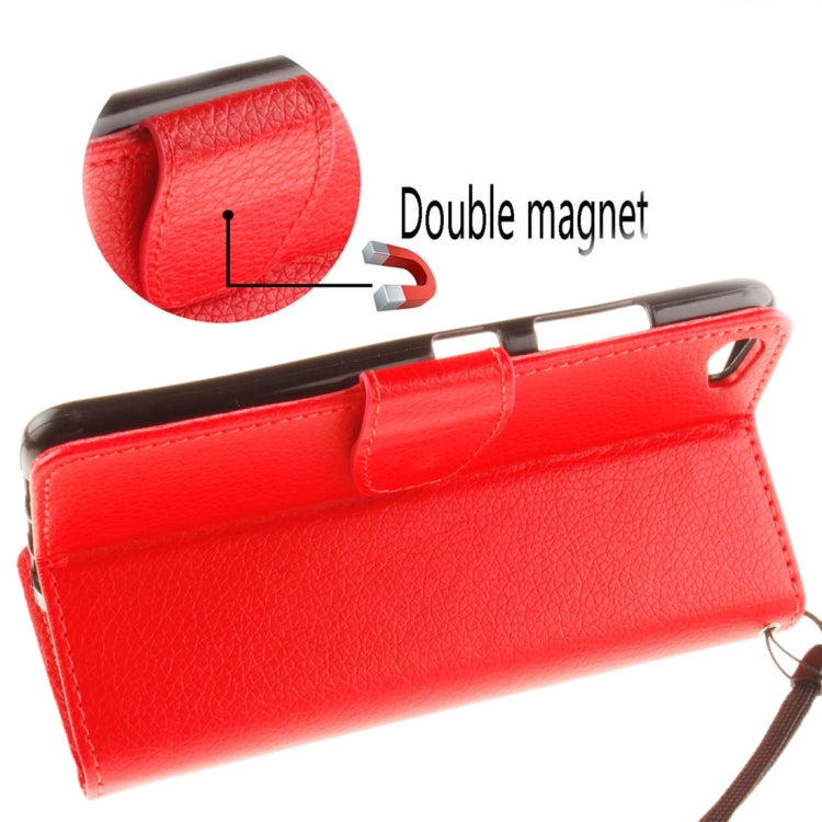 For Lenovo S90 Litchi Texture Horizontal Flip PU Leather Case