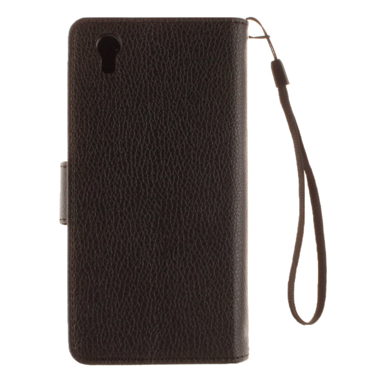 For Lenovo P70 / P70-t Litchi Texture Horizontal Flip PU Leather Case with Holder & Card Slots & Wallet & Photo Frame & Lanyard