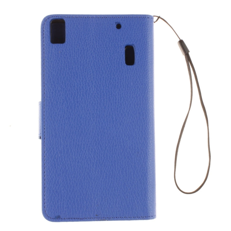 For Lenovo K3 Note Litchi Texture Horizontal Flip PU Leather Case with Holder & Card Slots & Wallet & Photo Frame & Lanyard