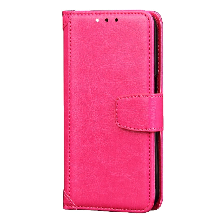 For Sony Xperia X Crazy Horse Texture Horizontal Flip Leather Case with Photo Frame & Holder & Card Slots & Wallet & Lanyard(Magenta)