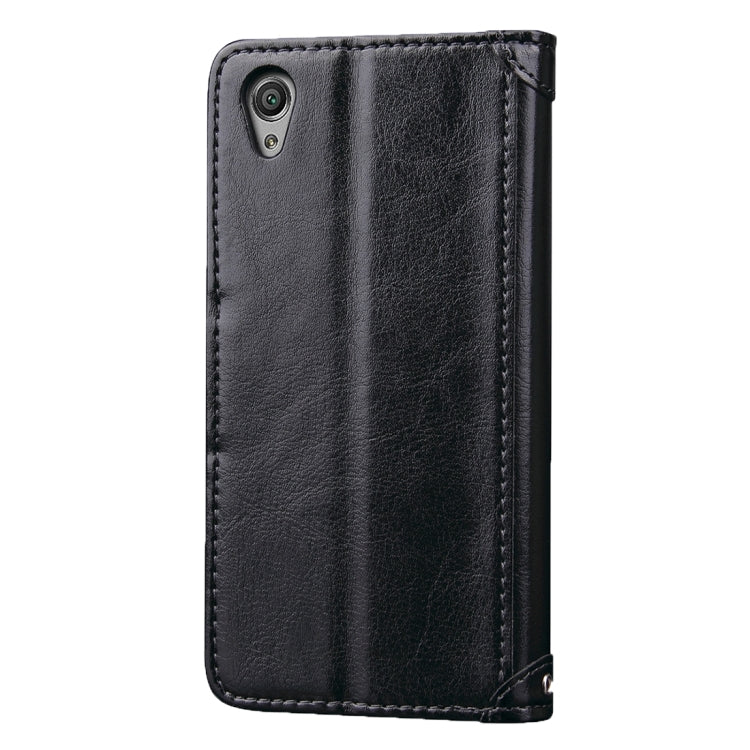 For Sony Xperia X Performance Crazy Horse Texture Horizontal Flip Leather Case with Photo Frame & Holder & Card Slots & Wallet & Lanyard