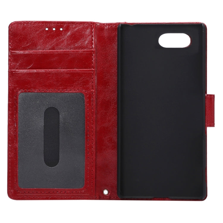 For Sony Xperia Z3 Compact / Z3 mini Oil Wax Crazy Horse Texture Horizontal Flip Leather Case with Photo Frame & Holder & Card Slots & Wallet & Lanyard