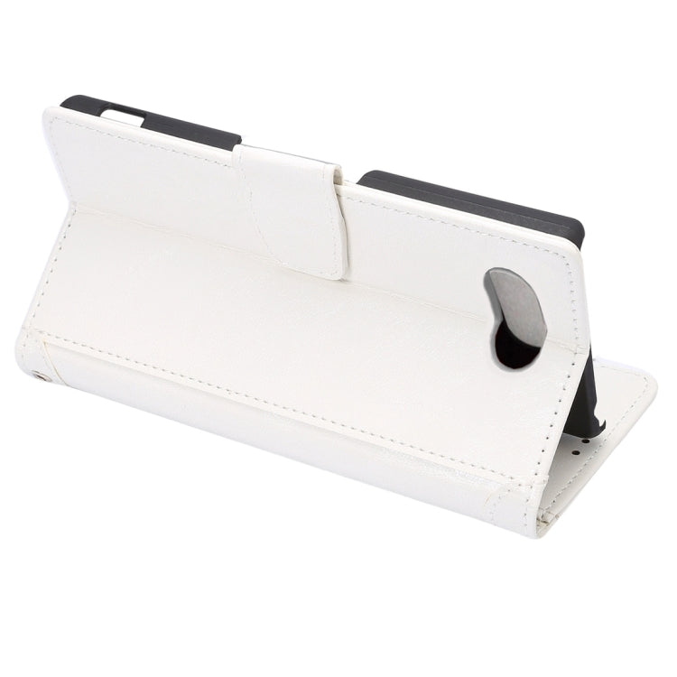 For Sony Xperia Z3 Compact / Z3 mini Oil Wax Crazy Horse Texture Horizontal Flip Leather Case with Photo Frame & Holder & Card Slots & Wallet & Lanyard