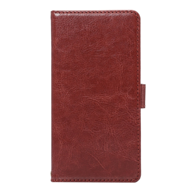 For Sony Xperia X Lambskin Texture Printing Horizontal Flip Leather Case with Holder & Card Slots