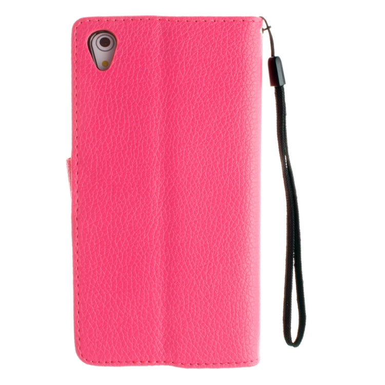 For  Sony Xperia Z5 Litchi Texture Horizontal Flip PU Leather Case with Holder & Card Slots & Wallet & Photo Frame & Lanyard