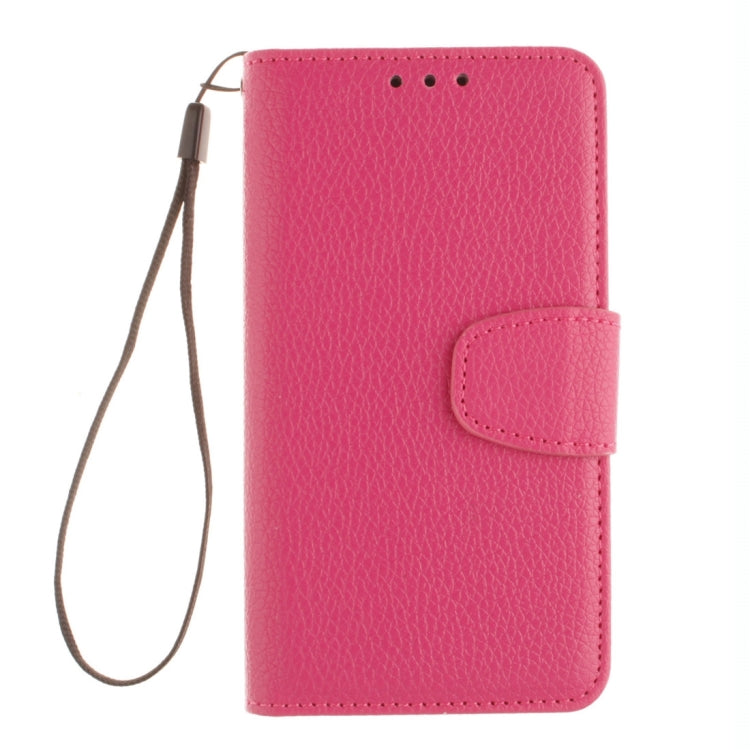 For Sony Xperia Z5 Compact / Z5 mini Litchi Texture Horizontal Flip PU Leather Case with Holder & Card Slots & Wallet & Photo Frame & Lanyard