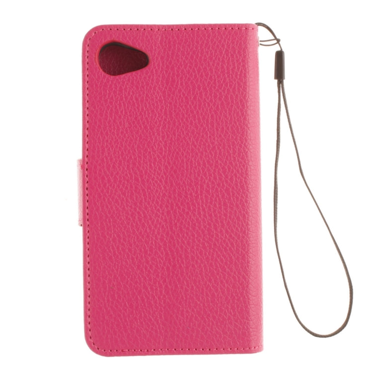 For Sony Xperia Z5 Compact / Z5 mini Litchi Texture Horizontal Flip PU Leather Case with Holder & Card Slots & Wallet & Photo Frame & Lanyard